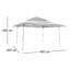 Lovette 4m x 4m Steel Pop-Up Gazebo