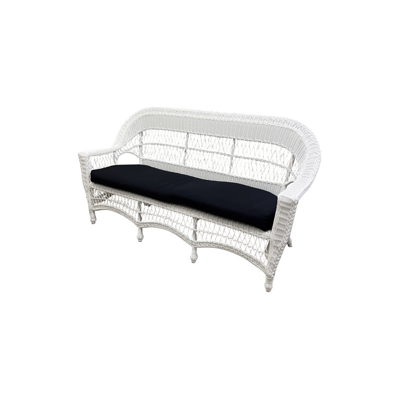 Camacho Outdoor Sofa, Navy Blue, Yes