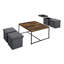 Ensemble de tables basses 35 pièces l 35 po grain de bois de chêne vieilli-130087881