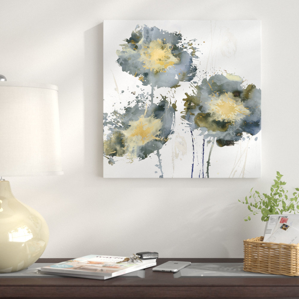 " Flower Burst Trio " by Vanessa Austin Painting Print East Urban Home 