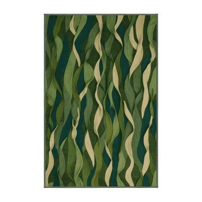 Tapis vert lavable à la machine
