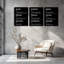 Motivation de décorations murales inspirantes, décorations murales de bureau, affiches, impressions, 3 pièces, décor de chambre à coucher, salon, photo sur toile, peinture murale, décoration de la maison, œuvre d'art encadrée (l 36 po x H 16 po)