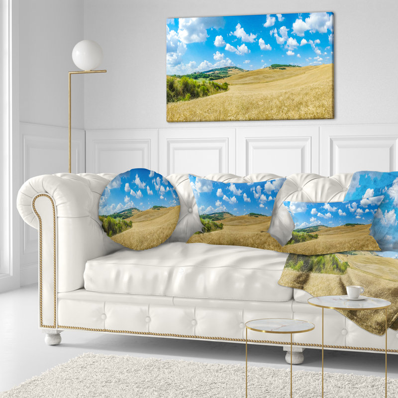 Coussin lombaire Schafer, paysage de Pienza Val D'Orcia, Italie