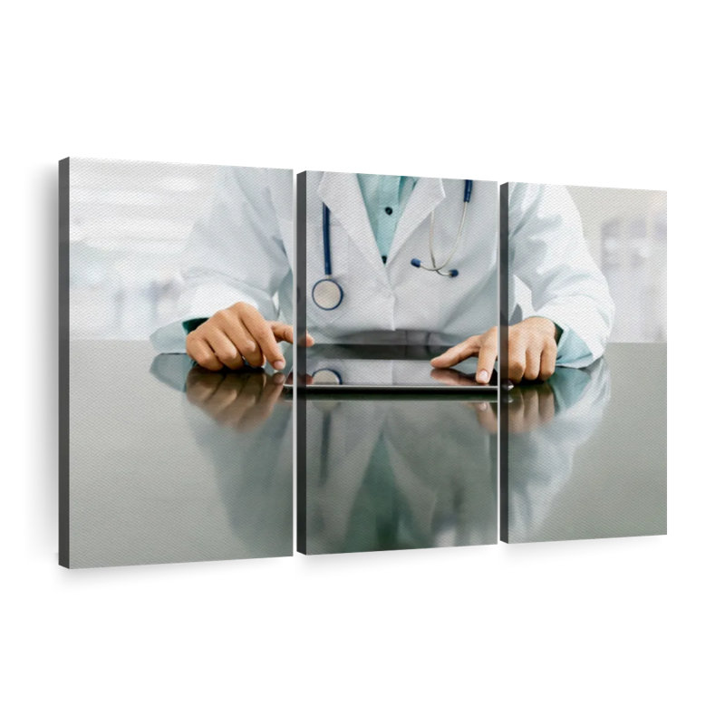 Impression sur toile, H 48 po x l 74 po x P 1,25 po