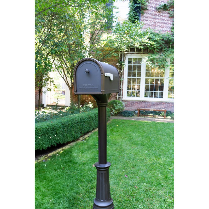 Poteau encastré décoratif Elevado, bronze huilé, Bronze huilé