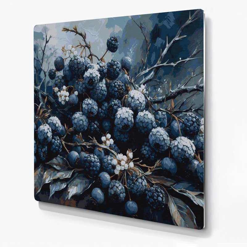 Art mural en métal «Fruit Sloe», H 16 po x l 16 po