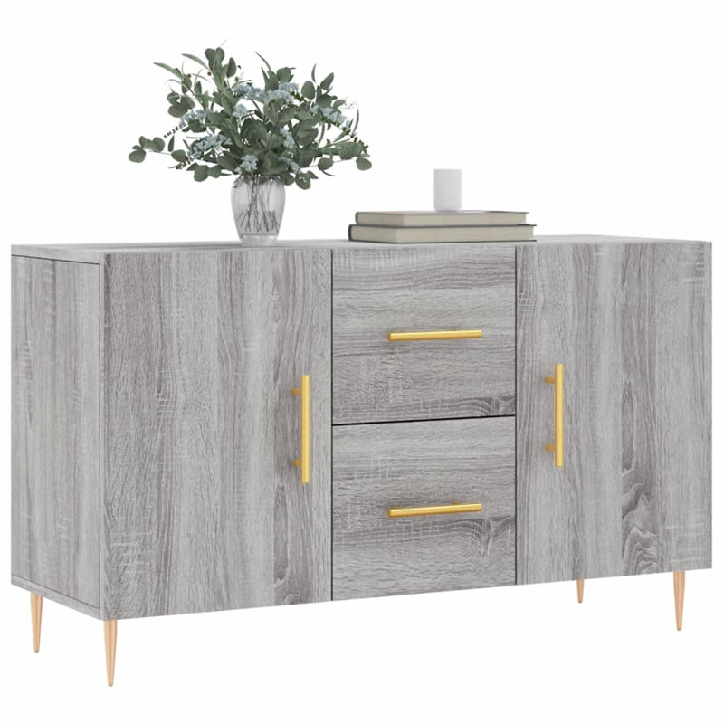 Margelene 100 Wide 2 Drawer, Grey Sonoma