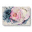 Pink Tipped Rose In Abstract - Wrapped Canvas-55340384