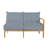 Santa Barbara Teak Outdoor Right Arm Facing Sectional Sofa-110920344-48656511-63326307