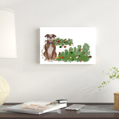 «Christmas Des - Broken Tree» par Fab Funky - impression sur toile tendue