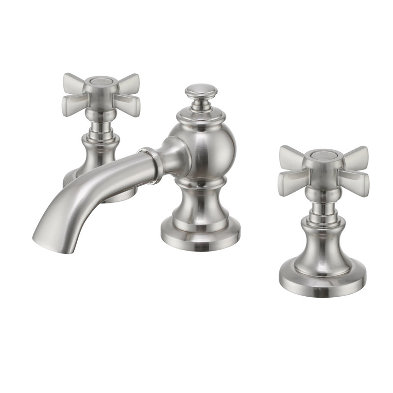 2-handle Bathroom Faucet, Brushed Nickel