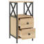 Herendeen 34cm W Iron Bedside Table-272789201-328739557