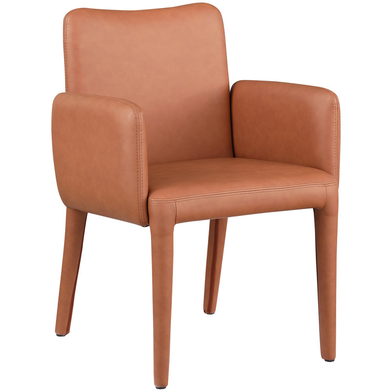 Pelle 25'' Wide, Cognac Vegan Leather