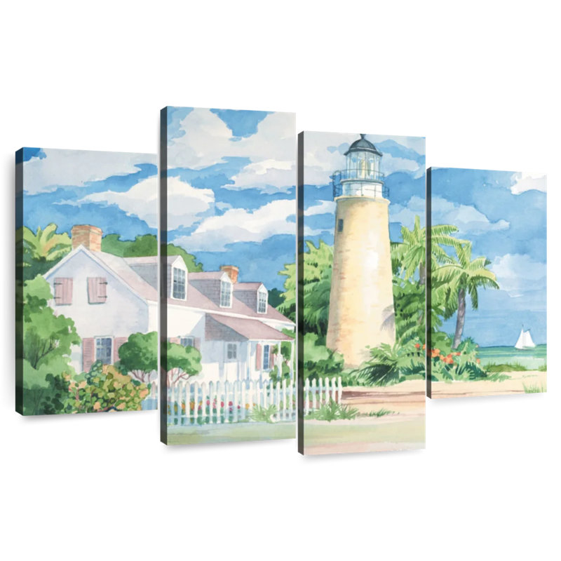 Aletra Historic Key West Lighthouse, 32" H x 52" W