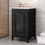 Meuble-lavabo en bois durable avec lavabo en céramique et rangement spacieux, idéal pour les salles de bain modernes et fonctionnelles-710184780