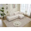 Jessica Lamb Wool Right Facing Sectional Sofa With Chaise,L Shape Sofa Couch-1187299149