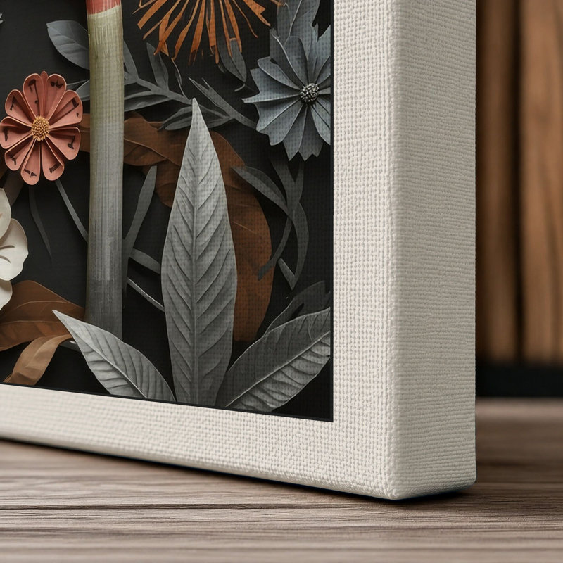 Preserved Study Botanical - Wrapped Canvas, 24x16 - 61.0 x 40.6 cm, Cream Border