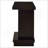Fiona Cappuccino Engineered Wood Pedestal Console Table
