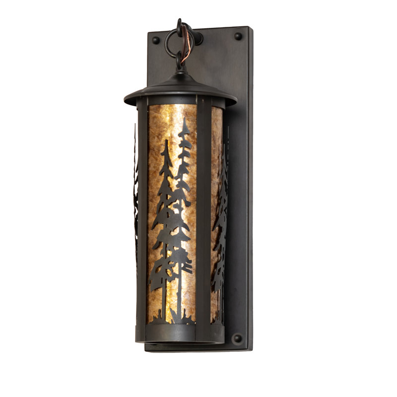 5" Wide Fulton Tall Pines Wall Sconce
