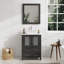  Ensemble de meuble-lavabo simple 24 "avec miroir-27052442