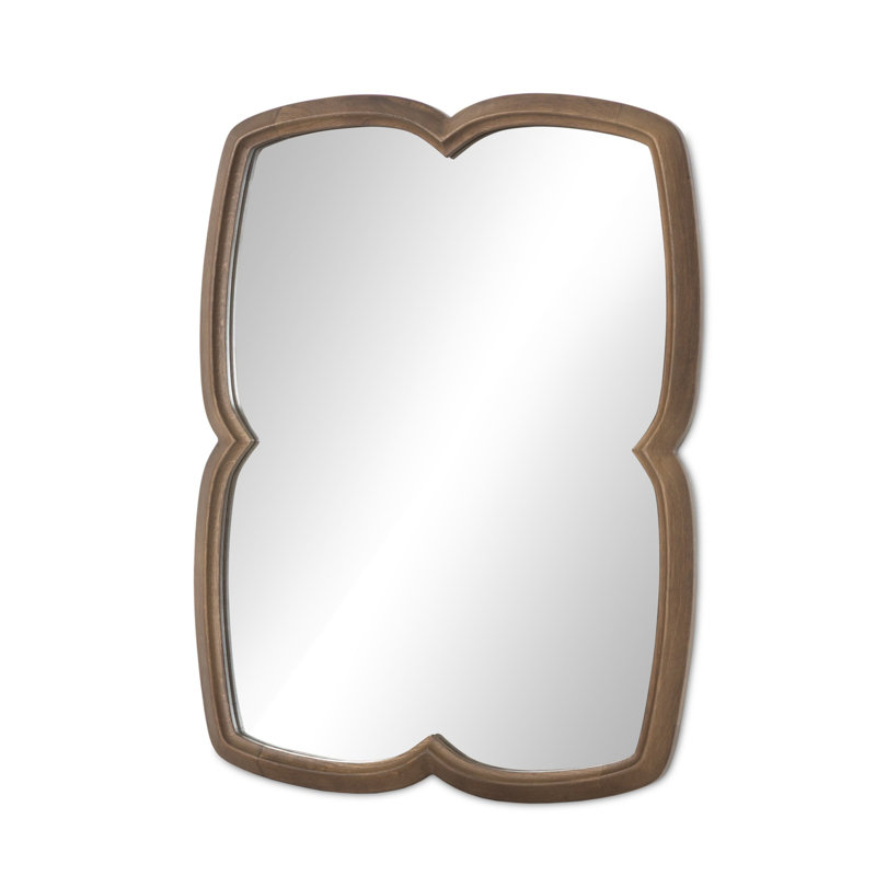 Floret Mirror-Cocoa Oak