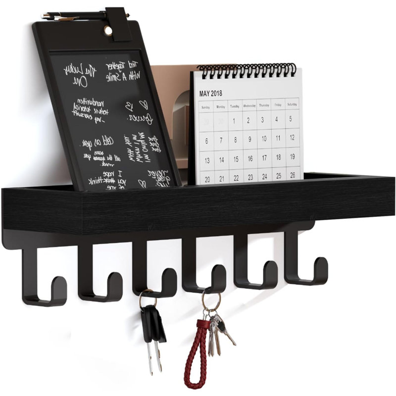 Wood Wall Organizer, Brown