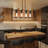 Rodnisha 4 - Light Square/Rectangle Linear Wooden Kitchen Island Pendant-813491747