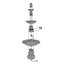 Rialto Cast Stone Tiered Fountain-294173852