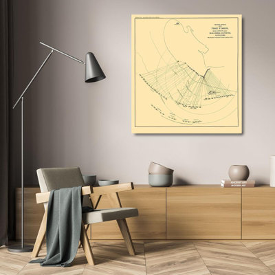 Art sur toile tendue Trent Austin Design® Porter Gallery: Fort Fisher North Carolina Second Attack