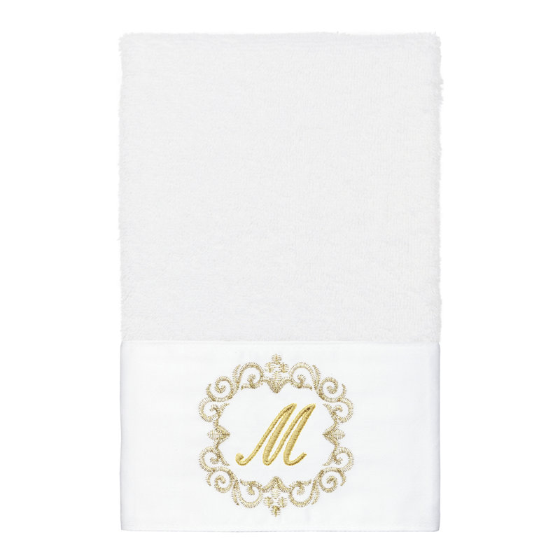 Linum Home Textiles 100% Turkish Cotton MONICA 3PC Embellished Towel Set, M