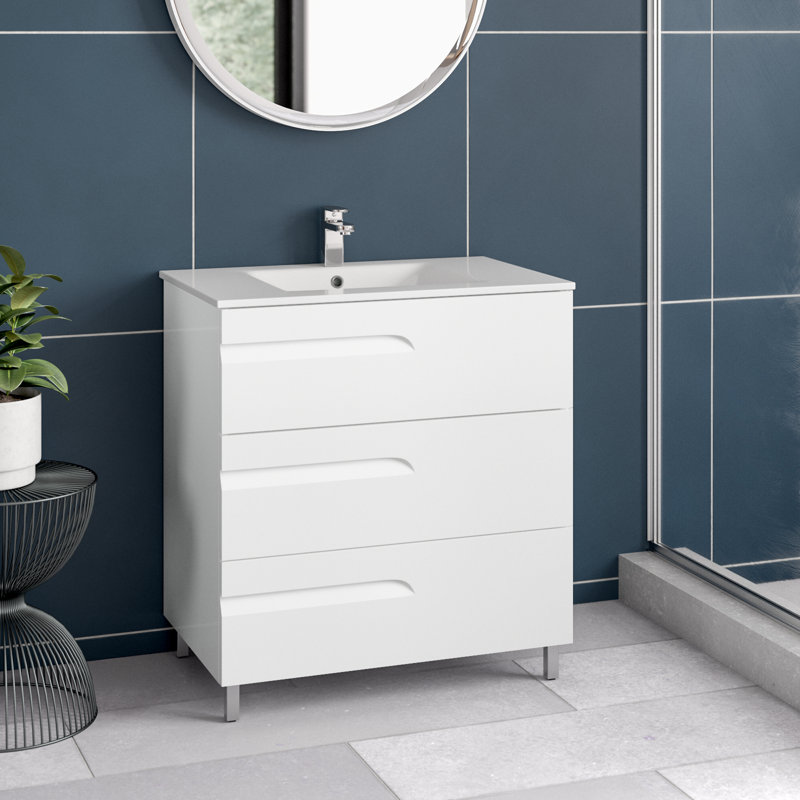 Alberthe 28" W Single Bathroom Vanity Set
