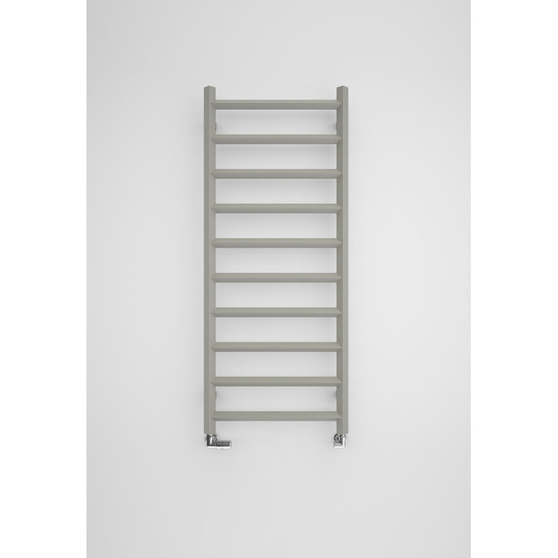 Crystal Heated Towel Rail, Taupe, 120 cm H x 50 cm W x 8.3 cm D