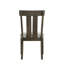2 chaises de salle à manger rembourrées rustiques 2 pièces