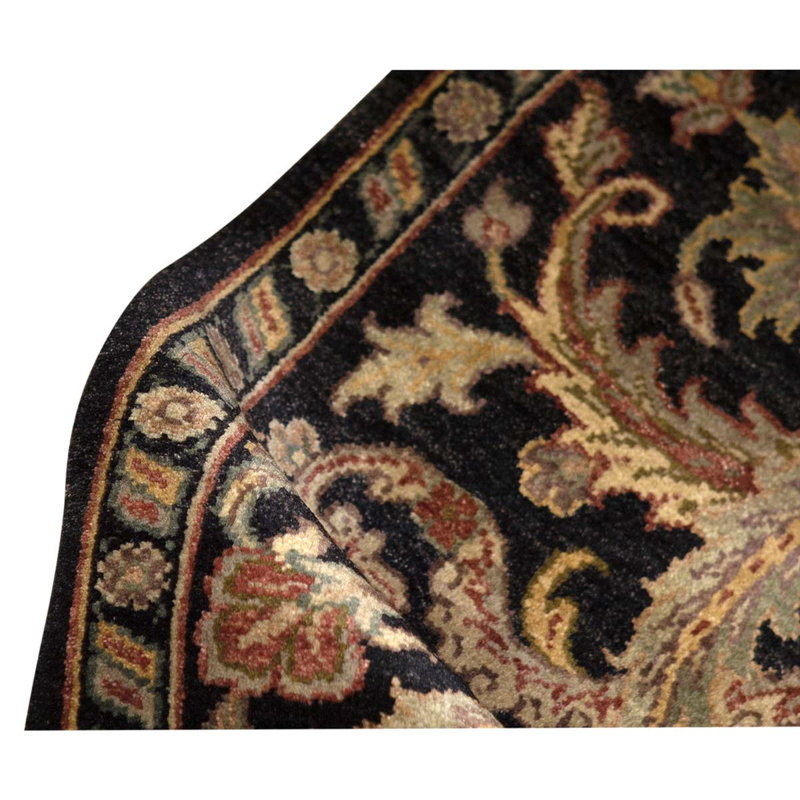 Handmade Silk and Wool Oriental Area Rug