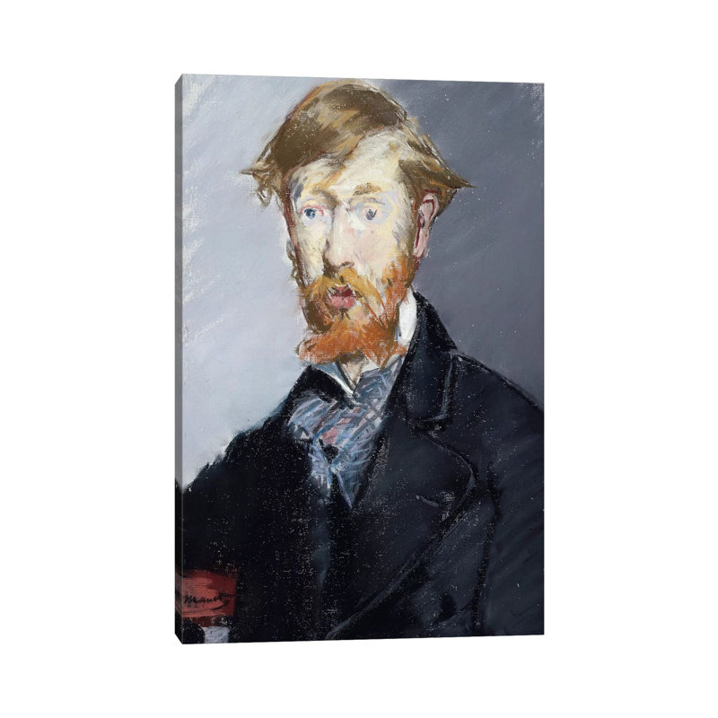 George Moore by Edouard Manet - Wrapped Canvas Painting