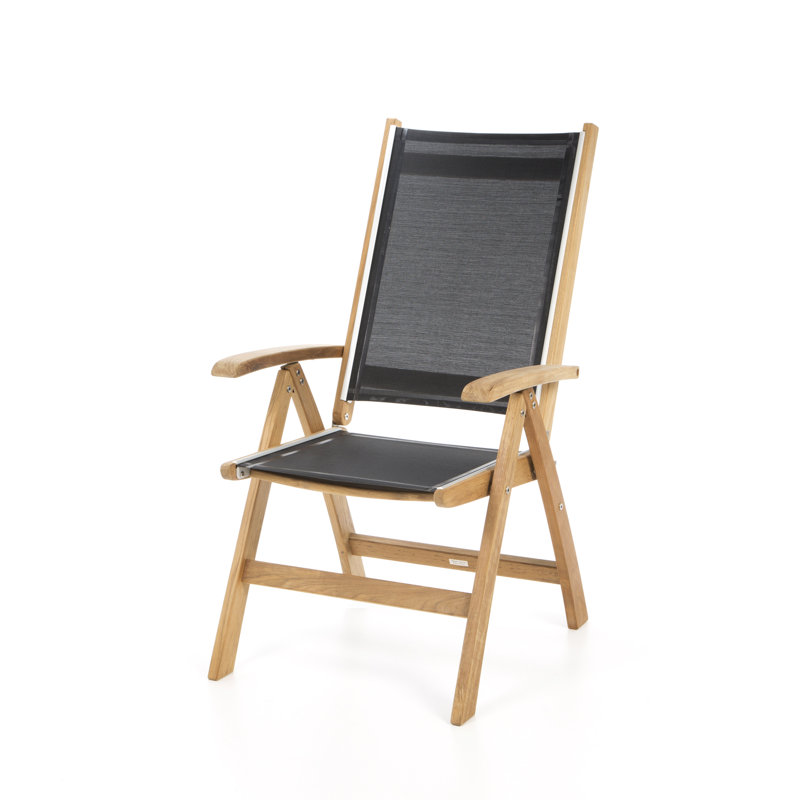 St. Tropez Outdoor Dining Chair, Black