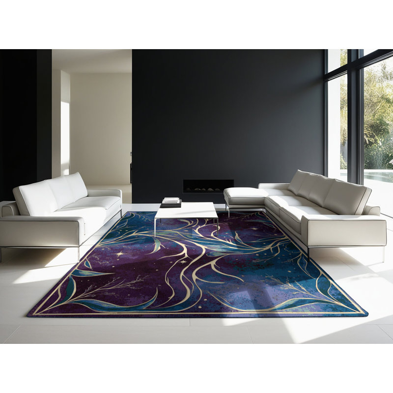 Ethereal Branches Rug, Round 7'