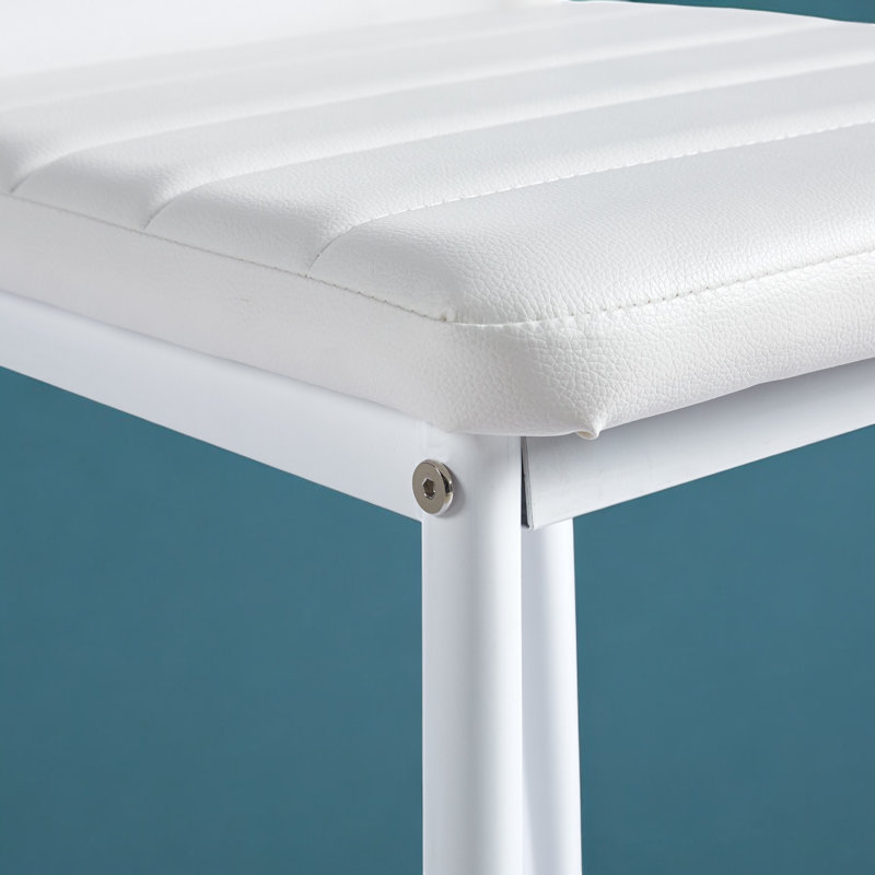 Ailigael Side Chair, White, 6, White