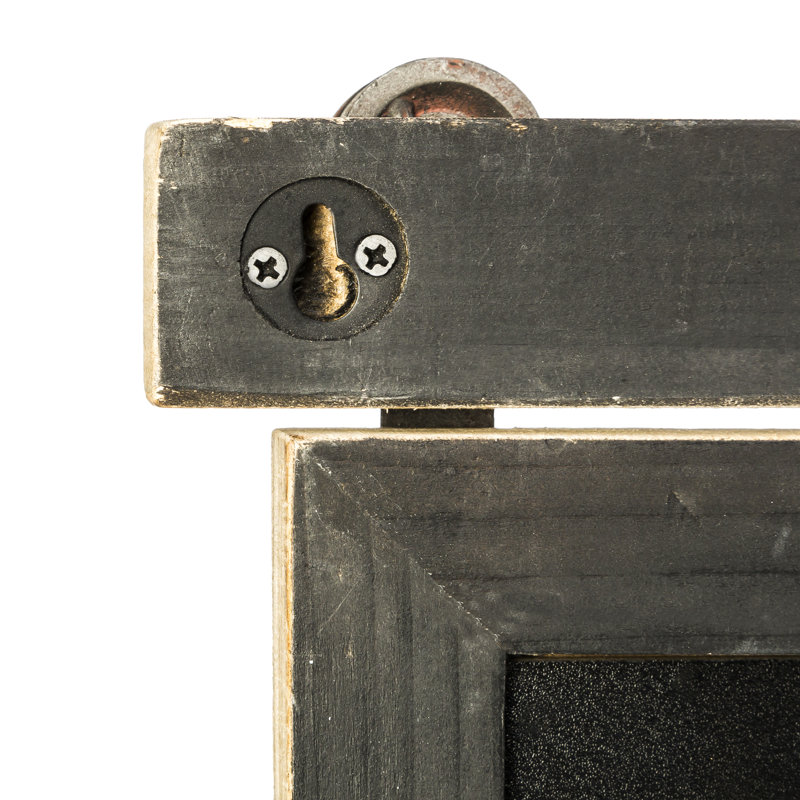 Tableau noir mural de conception rustique