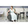 Sandrew Lay Flat Dual Motor Power Lift Recliner Chair with Vibrating Massage and Heating, Infinite Position, 2 Remote Control, and Side Pockets, USB Ports, Fabric (100% Polyester)