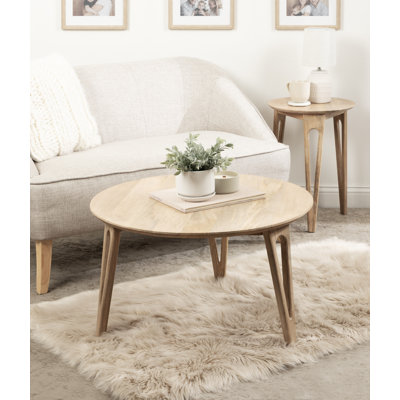 Wooden Living Room Round Coffee Table