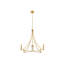 Lustre 4 lumières Meridian en laiton naturel-741286354