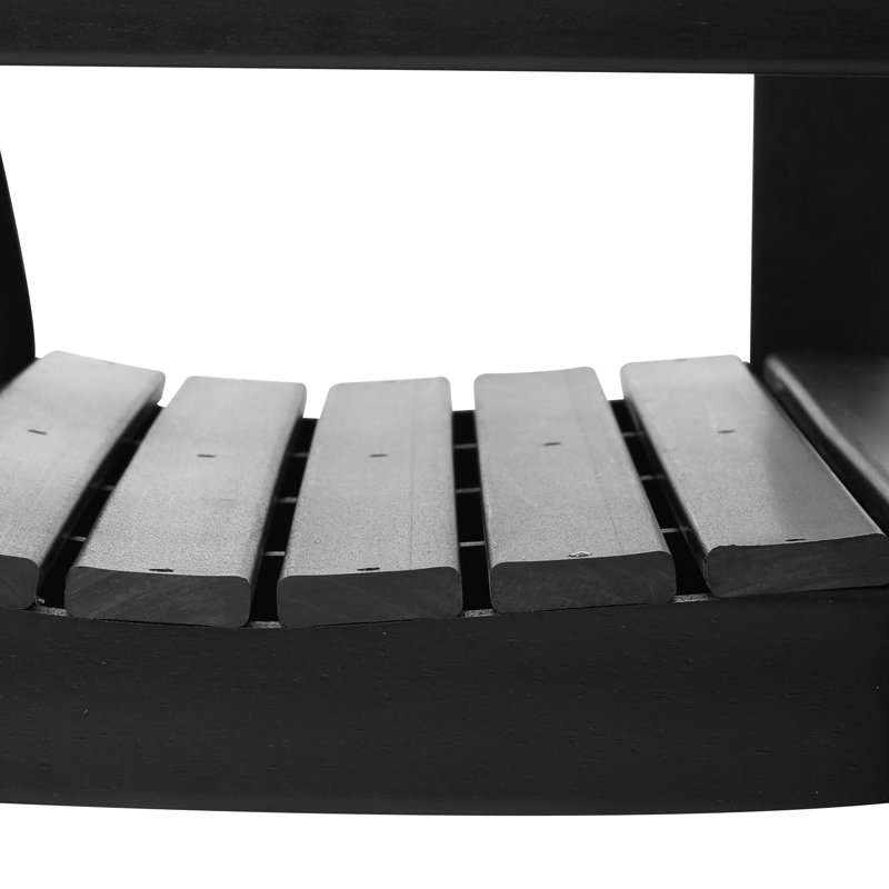 Balancelle 51 po HDPE, Noir, noir, noir, noir