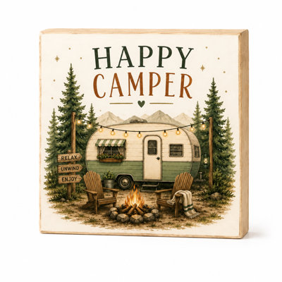 Joyeux décor campeur