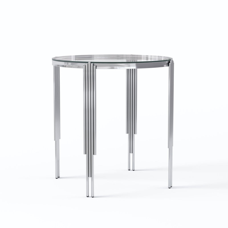 Table de bar Burdell Dt0315, Silver