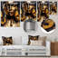 Décoration murale contemporaine en métal glam-87837402