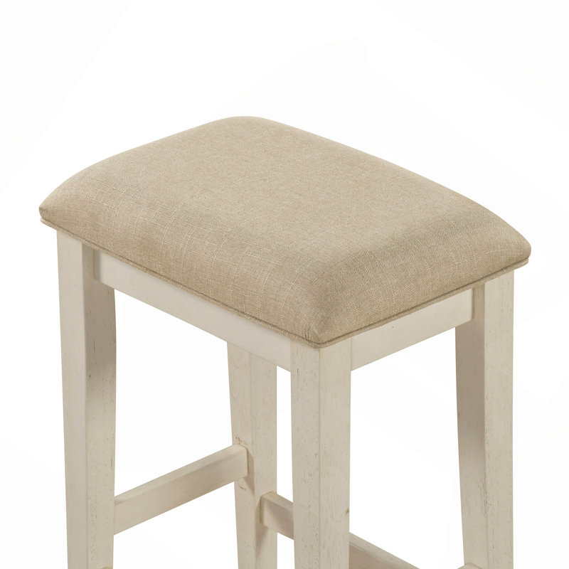 Ensemble de table de salle à manger à hauteur de comptoir moderne à deux tons 4pc