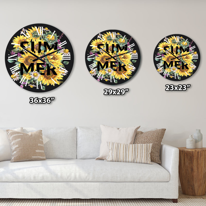 Horloge murale surdimensionnée, Surdimensionné