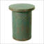 Tables de bout d'extérieur en ciment pour patio, table d'appoint de jardin, petite table d'appoint ronde moderne pour une utilisation intérieure et extérieure
