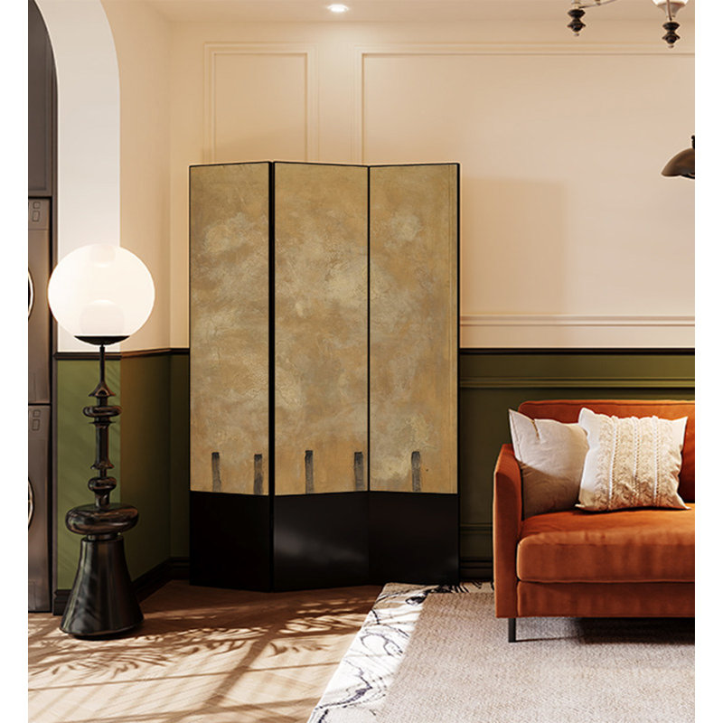 Paravent de chambre pliable Mid-Century